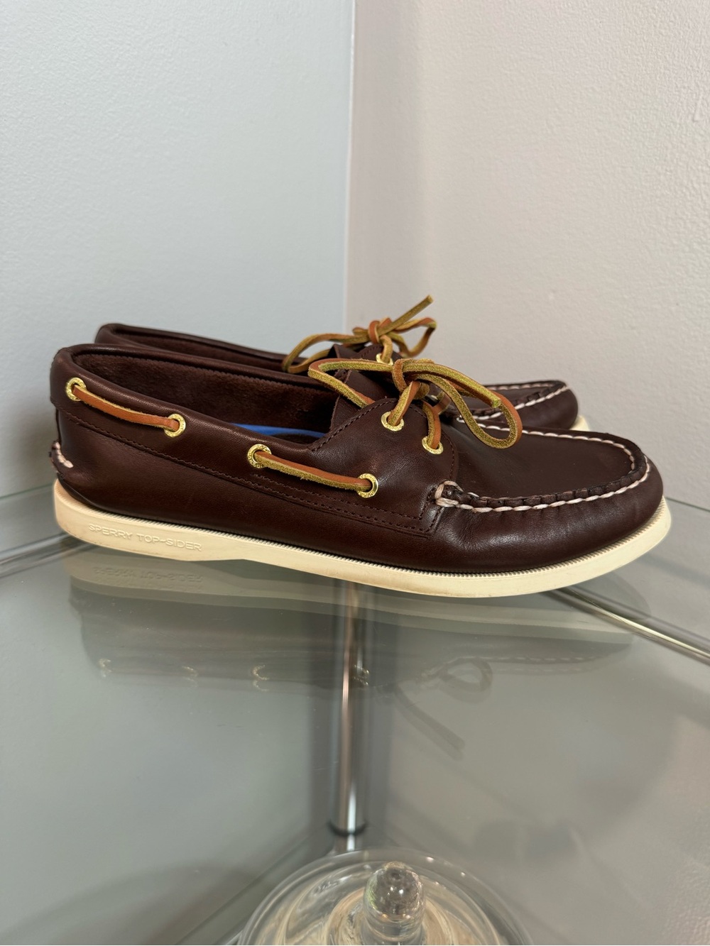 SPERRY Top Sider Women Brown Deck Crew Casual
Water Shoes Shoe 9195017 7.5M
